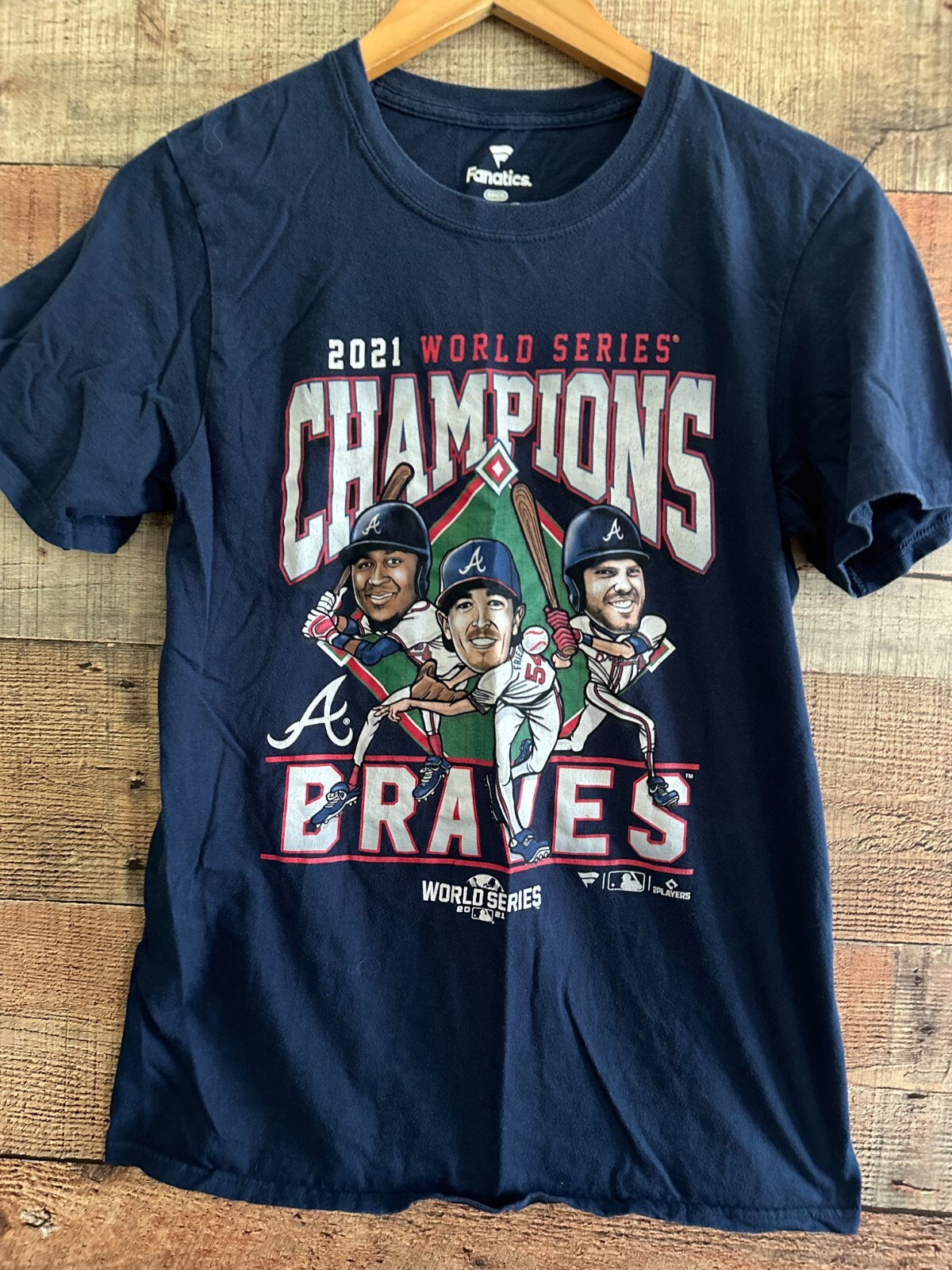 レア【Fanatics】BRAVES 2021 WS CHAMPIONS TEE