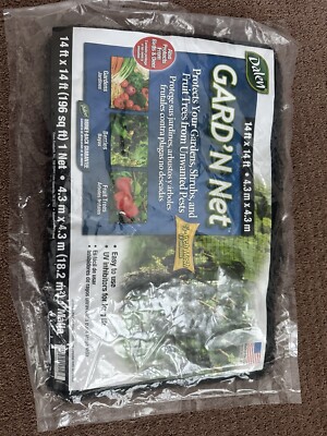 Dalen Gard'n Net (14ft x 14ft ) 5/8'' Mesh Netting For Gardens Shrubs Trees