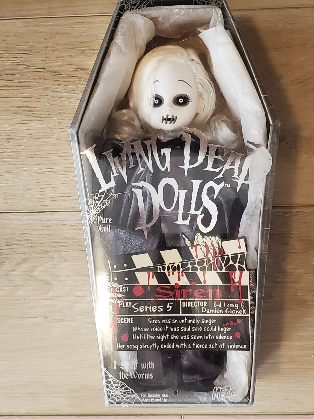 Living Dead Dolls, MIB Series 5 Siren, Chase variant (B&W