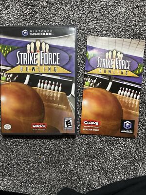 Strike Force Bowling Nintendo Gamecube Complete with Manual Tested and Working