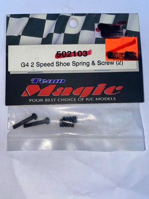 Team Magic G4 2 Speed Shoe Spring & Screw (2) #502103