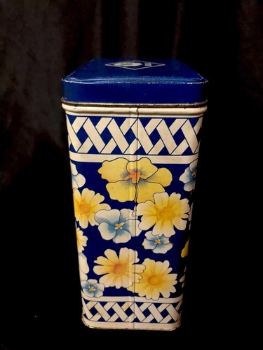 Vintage Equal Nutrasweet Sweetener Canister Collectible Tin 6” 1989