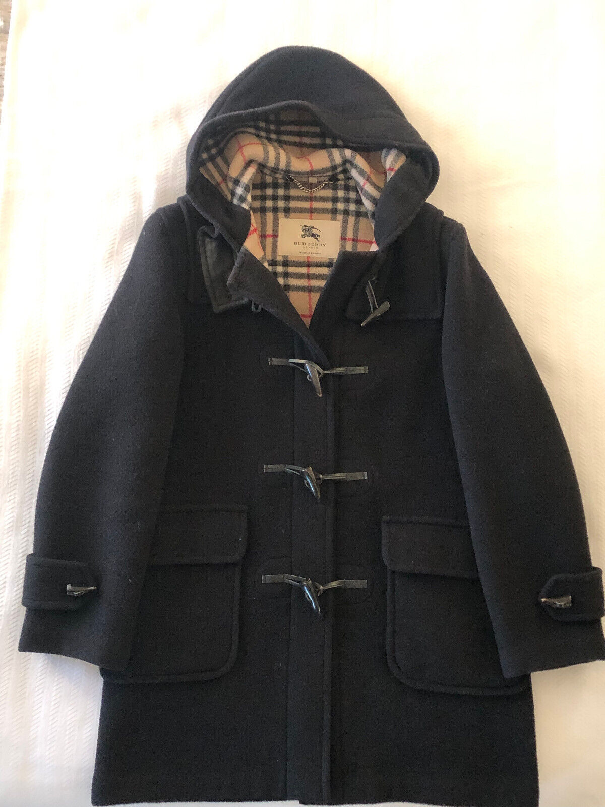 Burberry Wool Duffle Coat | eBay Burberry Wool Duffle Coat | eBay