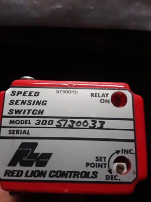 Red Lion Model 300 Speed Sensing Switch
