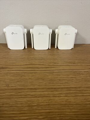 TP-LINK TL-WA855RE Wi-Fi Range Extender Lot Of 3