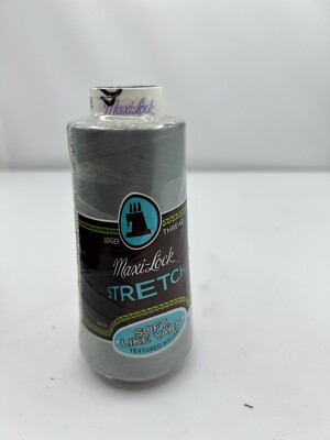 Maxi-Lock Stretch Serger Cone Thread 2,000yd Steel 3644106 8065