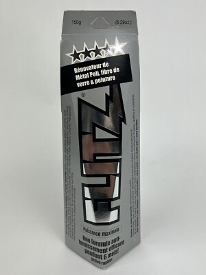 FLITZ BU03515 Paste Polish for Metals, Fiberglass, Plastic & Paint (5.29oz Tube)