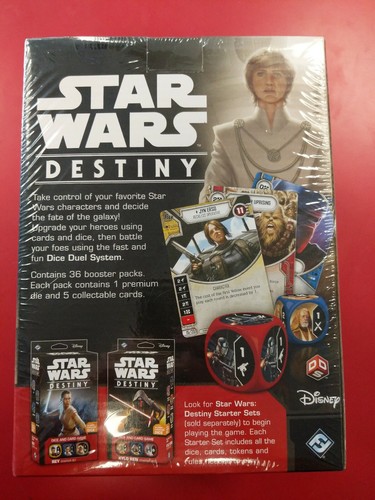 Spirit of Rebellion Booster Box - Star Wars Destiny - 36 Packs Factory Sealed
