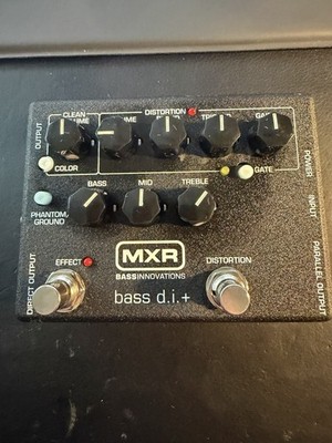 Used MXR M80 Bass DI Direct Box Distortion Preamp Bass Guitar Effects Pedal