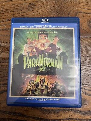 ParaNorman Blu-ray DVD 2012 2 Disc Set Ultraviolet Digital Copy. Free Shipping