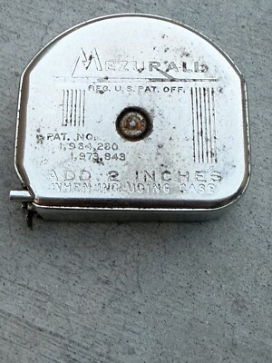 Vintage Tools Lufkin Rule Co. Mezurall Tape Measure 72in. No. #926