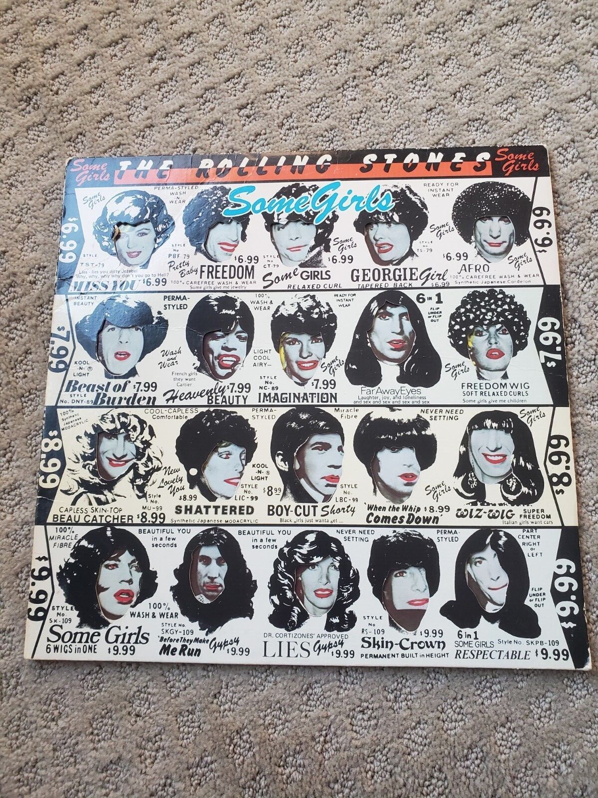 Rare 1st Press 1978 -Rolling Stones Banned Album Cover 