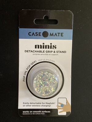 Case Mate MINIS Detachable Phone Grip Holder Stand Removable Suction Cup Twinkle