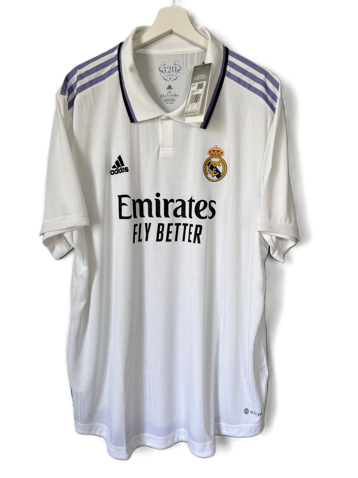 祝開店！大放出セール開催中 22/23 Madrid Real Home Adidas Authentic 2XL Men's Jersey ウェア