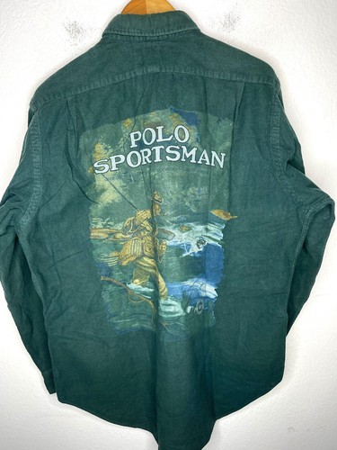Polo Ralph Lauren Country Outdoor Green Sportsman Shirt Coat Polo Ralph Lauren Country Outdoor Green Sportsman Shirt Coat