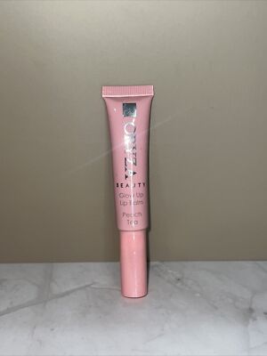 ORYZA Glow-Up Lip Balm in Peach Tea Gloss Tube Make Up Mask Fruity