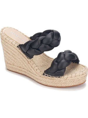 Женские слипоны на танкетке Olivia на платформе 1-1/2 KENNETH COLE, черные, 10 М