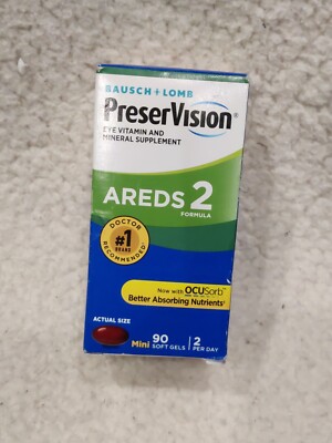 PreserVision AREDS 2 Formula + Multivitamin, 90 Soft Gels MiniGels Exp 01/2026