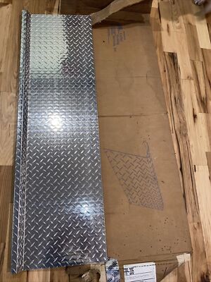 UWS Inc. Diamond Tread Aluminum Front Rail Cover Protector 94-99 S10 S15 Isuzu
