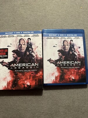 American Assassin Blu-Ray + DVD + Digital  2 Disk Set w/Slip Cover