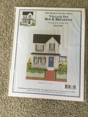 Design Connection's Bed & Breakfast Cross Stitch Chart K7-819 by Linda Bird NEW