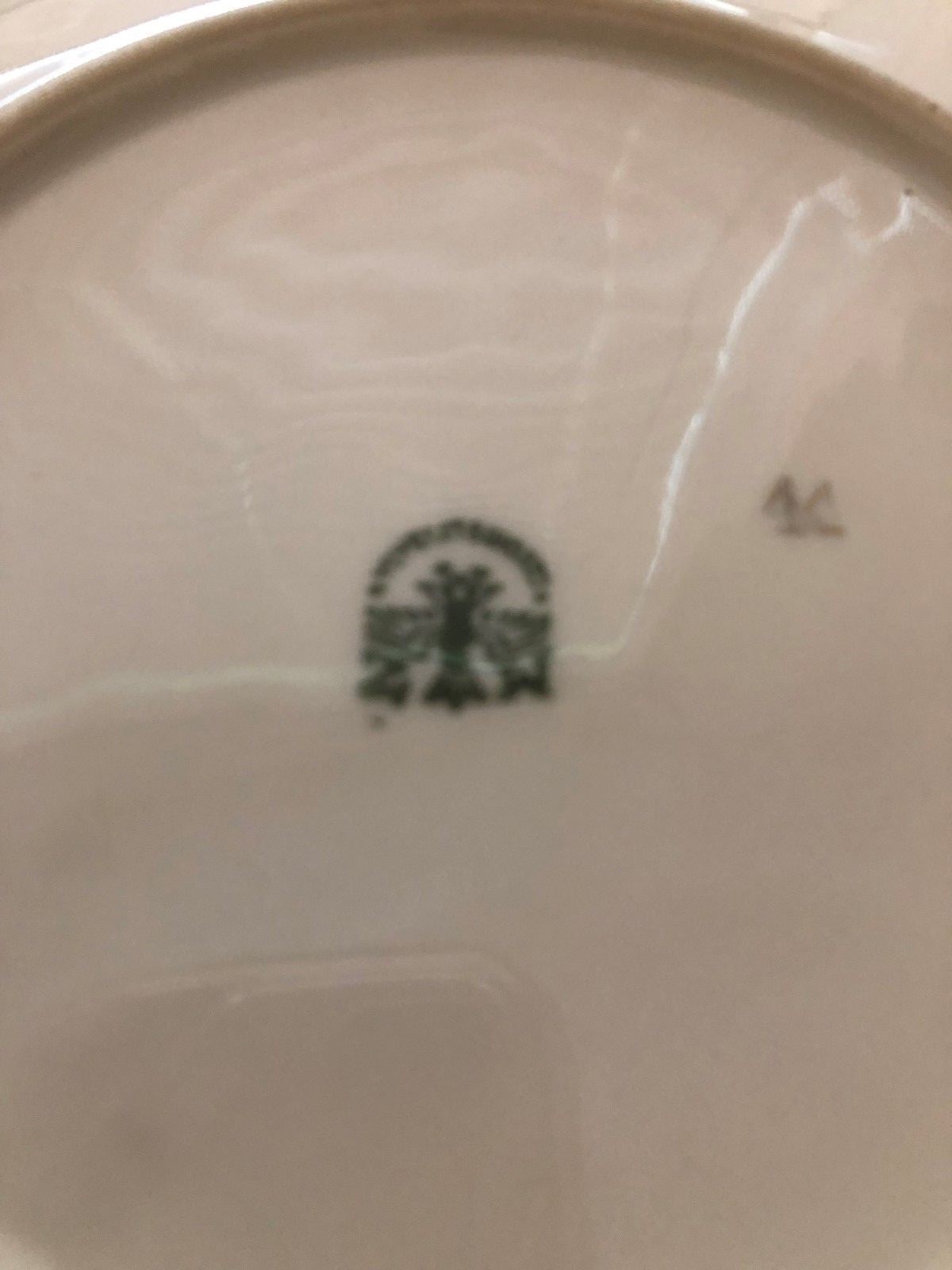 Czechoslovakia China Design # 23458  set of 4 bread/butter plates pre-owned