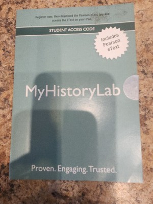 MY HISTORY LAB MYHISTORYLAB  STUDENT ACCESS CODE UNOPENED by PEARSON