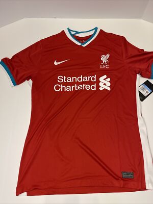 Nike Liverpool FC 2020/21 Stadium Red Home Jersey Men's Size Medium CZ2636-687