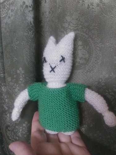 Vintage Handmade Knitted Crochet Rabbit Bunny Plush Plushie Toy Cute Etsy Look