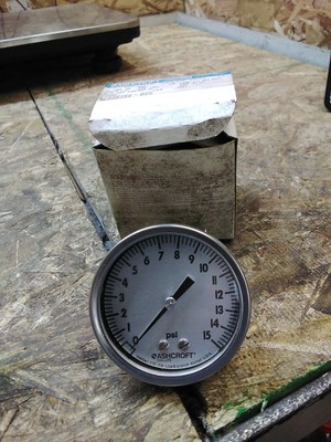 ASHCROFT INDUSTRIAL DURALIFE GAUGE 3TA38388-025 