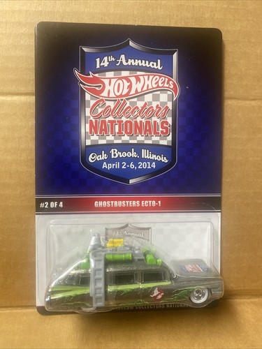 1:18 Hot Wheels 1959 Cadillac Miller GHOSTBUSTERS ECTO-1 white Movie Car |  eBay