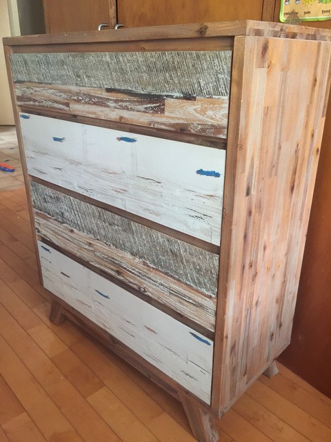 Amart Boatwood Tall Chest Of Drawer Rrp 899 Dressers Drawers