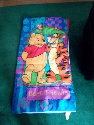 Vintage Winnie the Pooh Best Friends Kids Sleeping Bag - Camping