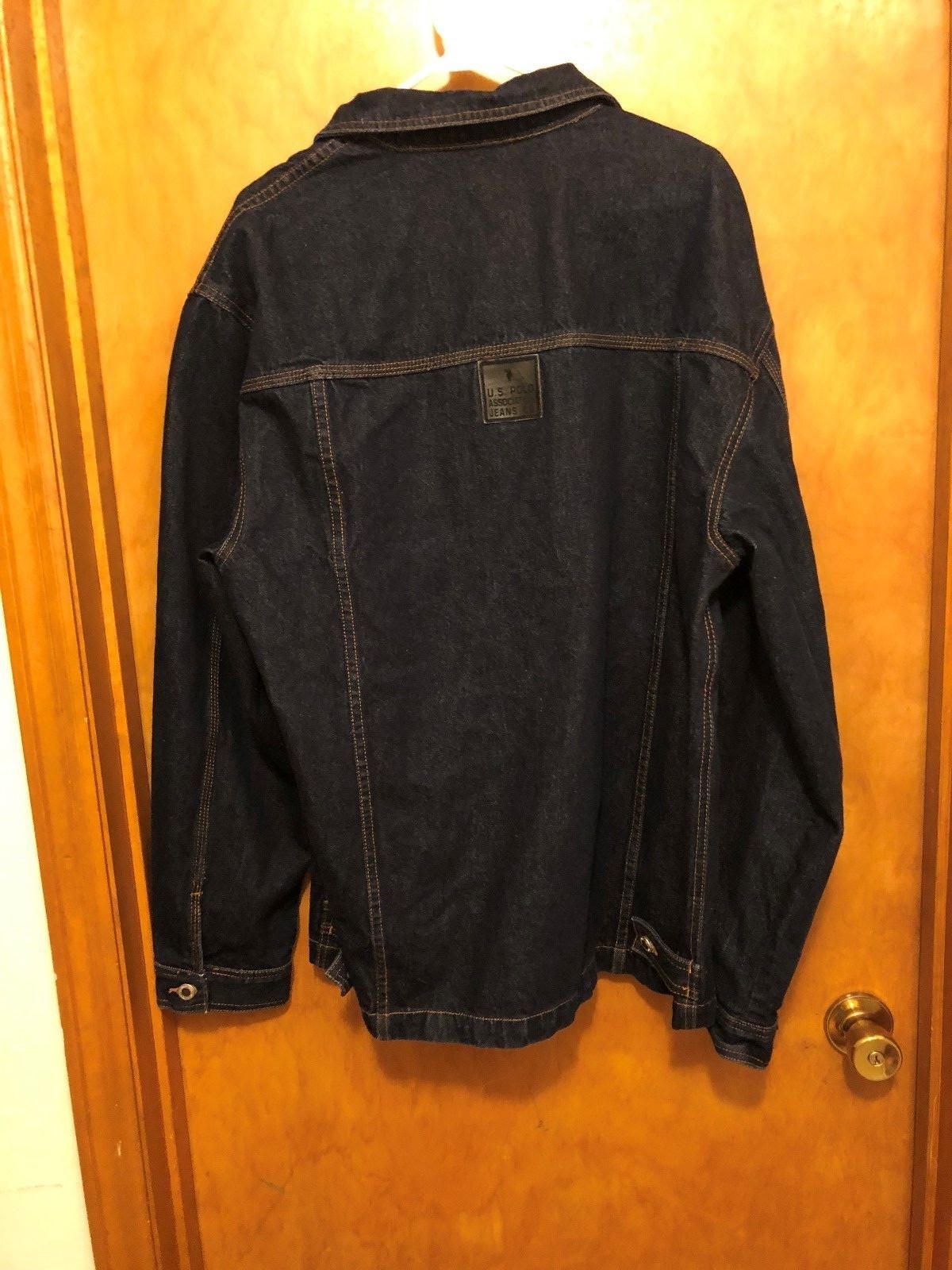 US Polo Association Jeans Co. Denim Jacket Size Large men women ladies