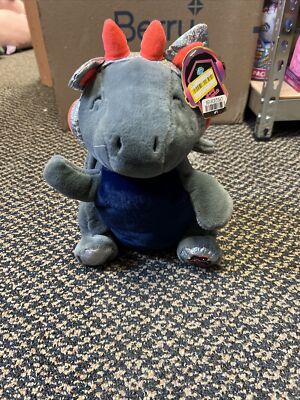 FAO Schwarz Glow Brights Plush with Lights and Sounds 13'' DJ Dragon