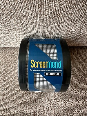 Screenmend Window Screen Repair Kit 12'' X 80'' Roll Charcoal