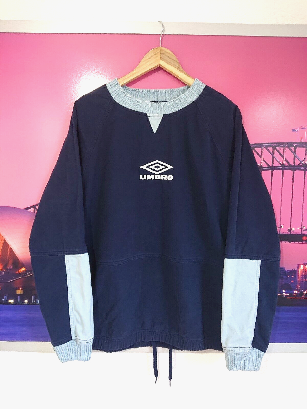【umbro】 Oasis! Manchester United 90s Vintage Manchester United 1990s Umbro Training Sweatshirt