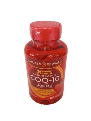Nature's Reward COQ-10 100mg (60 Softgels) EXPIRES:04/2025