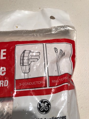 GE Range 3-Wire Power Cord WX9X6