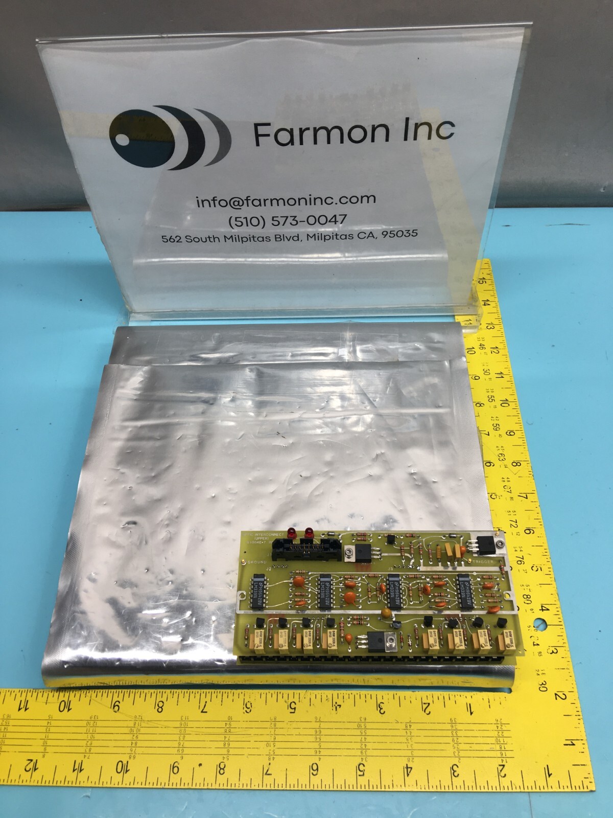 B1064E-7 UPPER PCB BOARD B1064E-11 LOWER PCB BOARD OPTIC INTERCONNECT, 152289