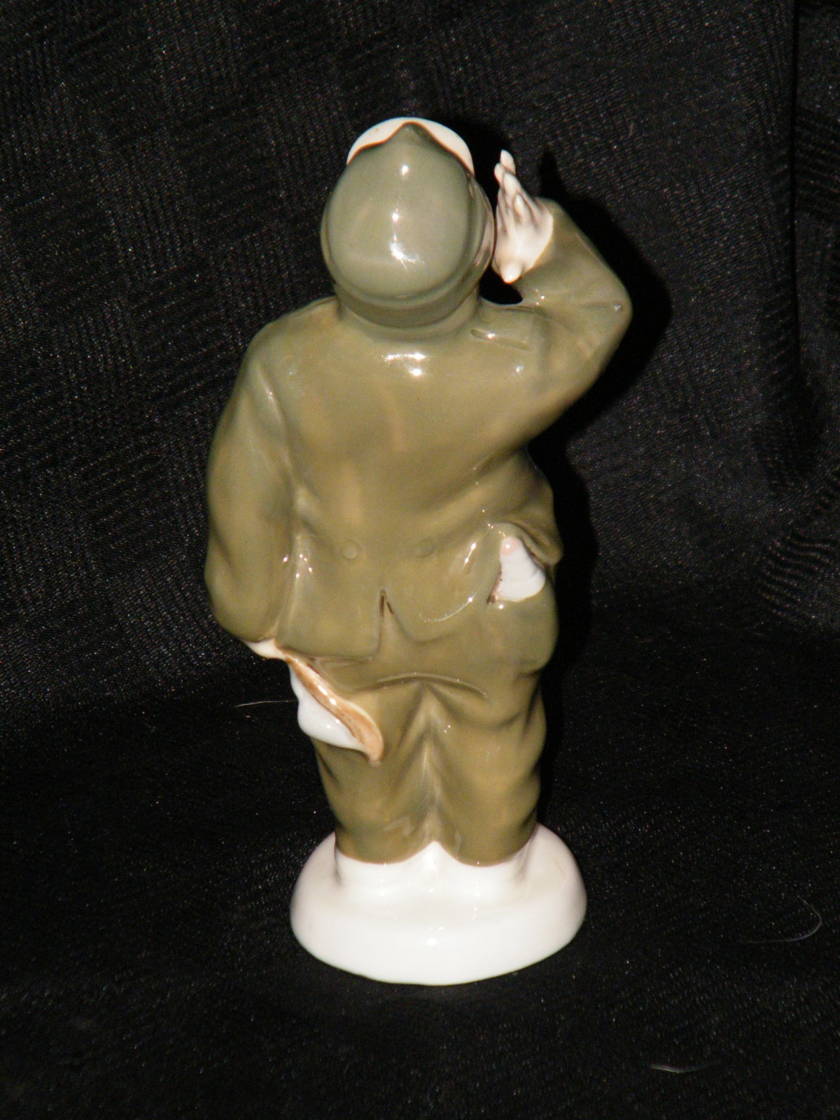 Perfect Soldier Porcelain Figure Figurine Statue Royal Dux Czech Czechoslovakia