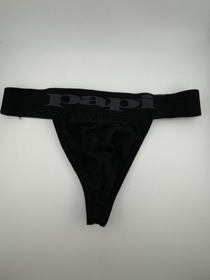 Papi Men s Black Thong