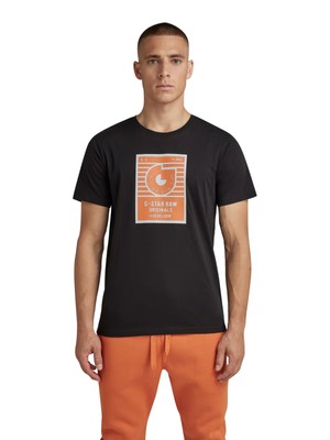 

Мужская футболка с рисунком высокой плотности в штучной упаковке G-Star Raw BLK-S, Dark black, T-Shirts