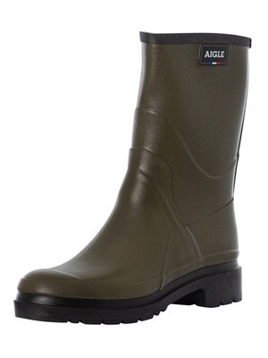 Aigle Pour des hommes Bison 2 bottines en caoutchouc, vert