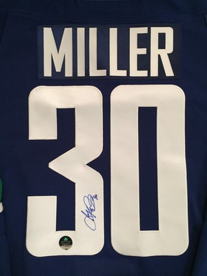 Ryan Miller Signed Vancouver Canucks Authentic Pro Reebok Jersey w/ COA