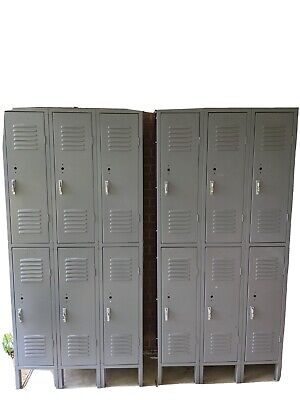 6 Feet Details about  / Salsbury 12/" Wide Six Tier Box Style See-Through Metal Locker 1 Wide