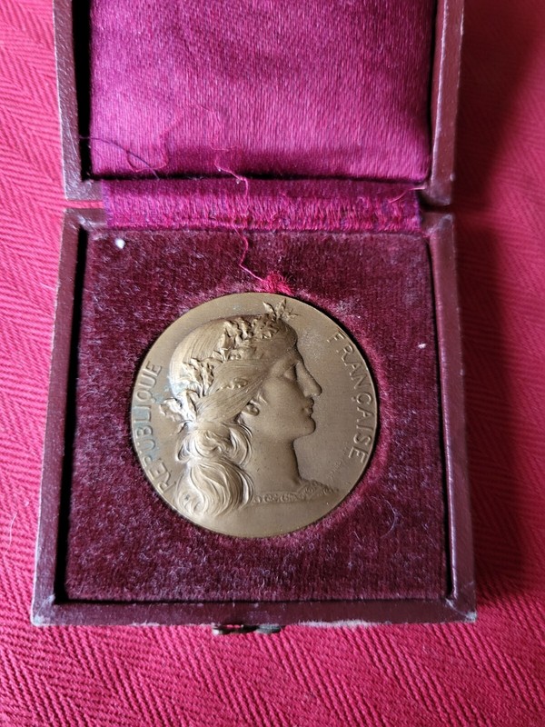 Medaille Bronze Prix Offert Par Le MinistÃ¨Re De La Guerre
