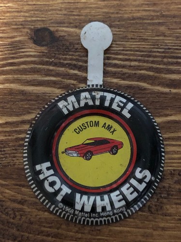 Custom AMX Display Button Hot Wheels Redline Great Display Pin Badge