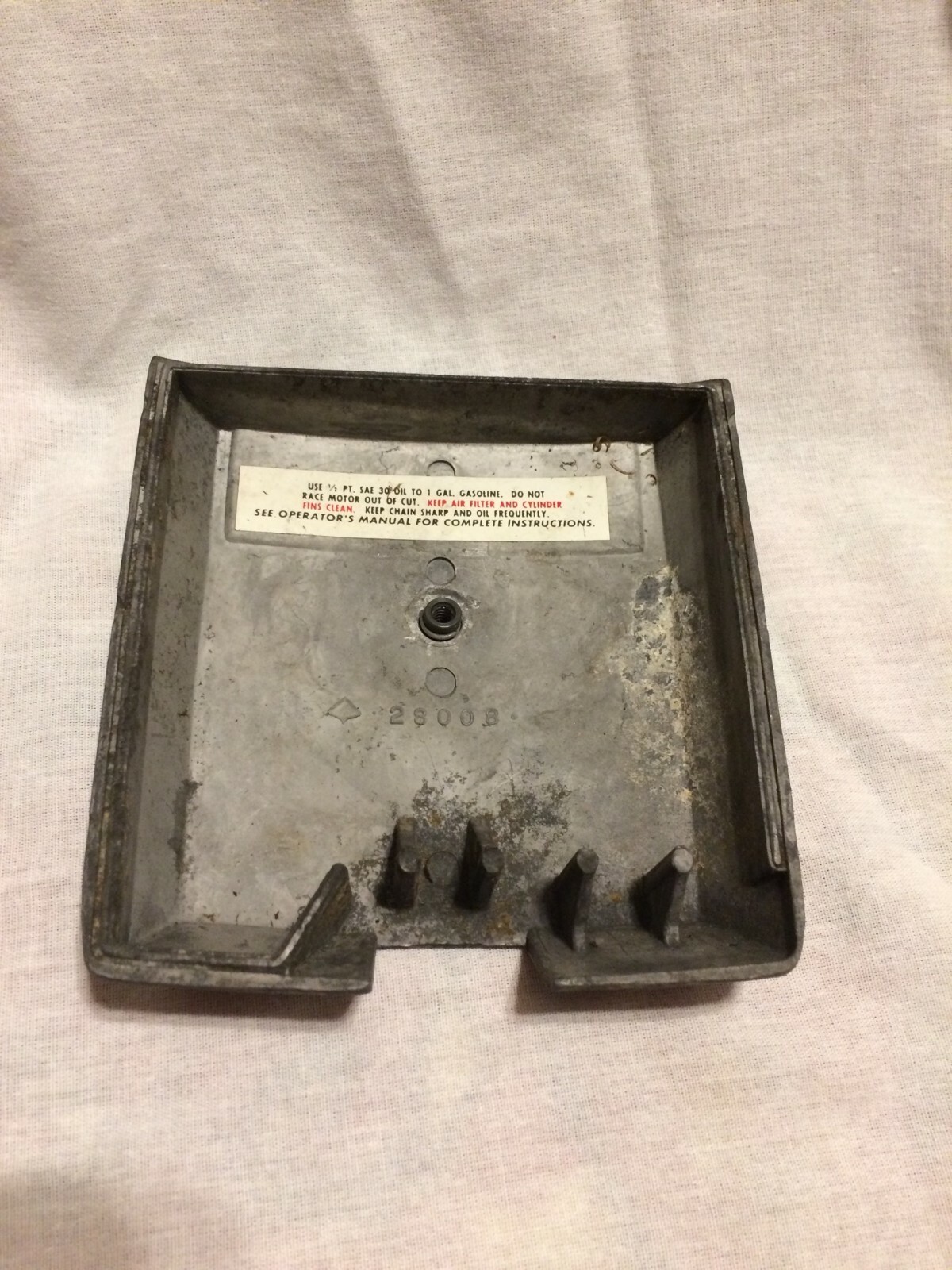 VINTAGE WIZARD 430 CHAINSAW AIR FILTER COVER POULAN 306