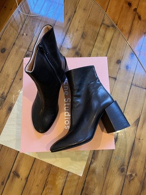 Acne Studios Leather Ankle Boots Women s EU39